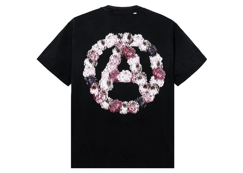 Revenge x Kosuke Kawamura Flower Anarchy Treated Tee Black