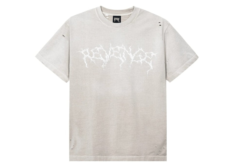Revenge x Kosuke Kawamura Flower Anarchy Treated Tee Cement