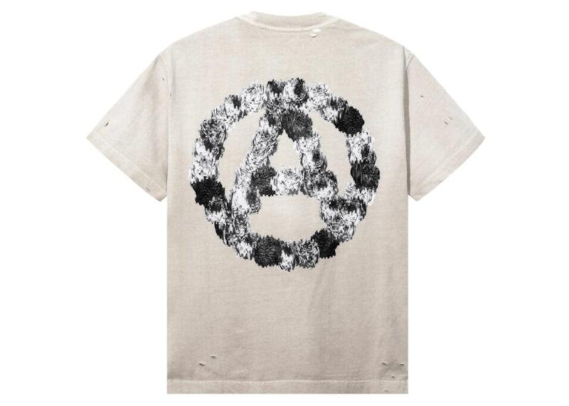 Revenge x Kosuke Kawamura Flower Anarchy Treated Tee Cement