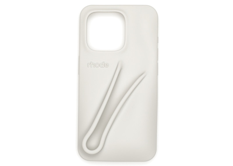 Rhode Lip Case Silicone iPhone Case Grey