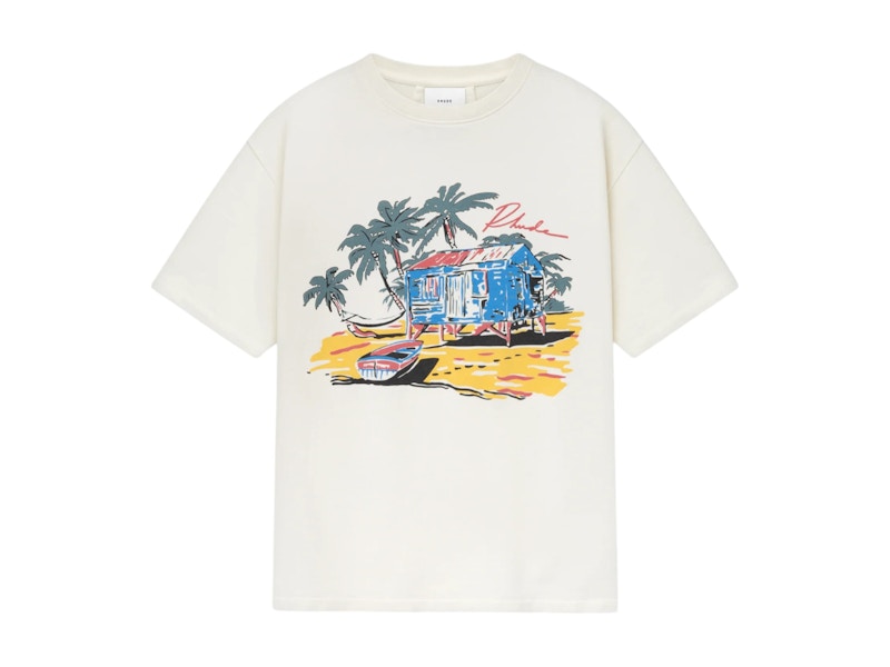 Rhude Beach-Side Tee White