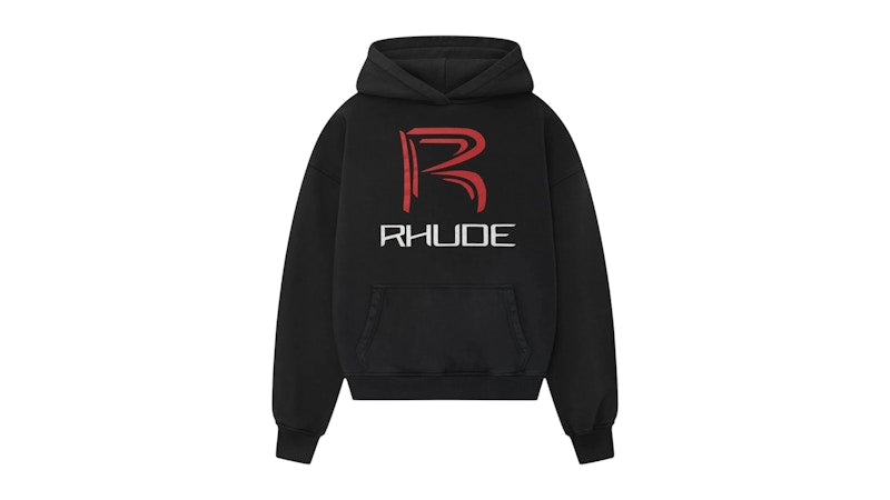 Rhude Circuit Logo Hoodie Black
