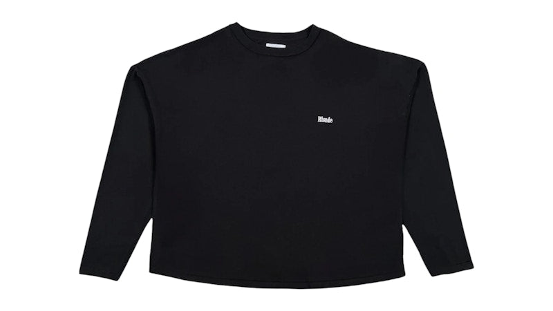 Rhude Classique Reverse L/S Tee Black