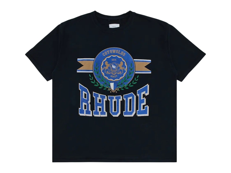 Rhude Cotswold Crest T-Shirt Vintage Black
