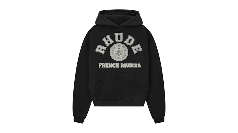 Rhude French Riviera Hood Black