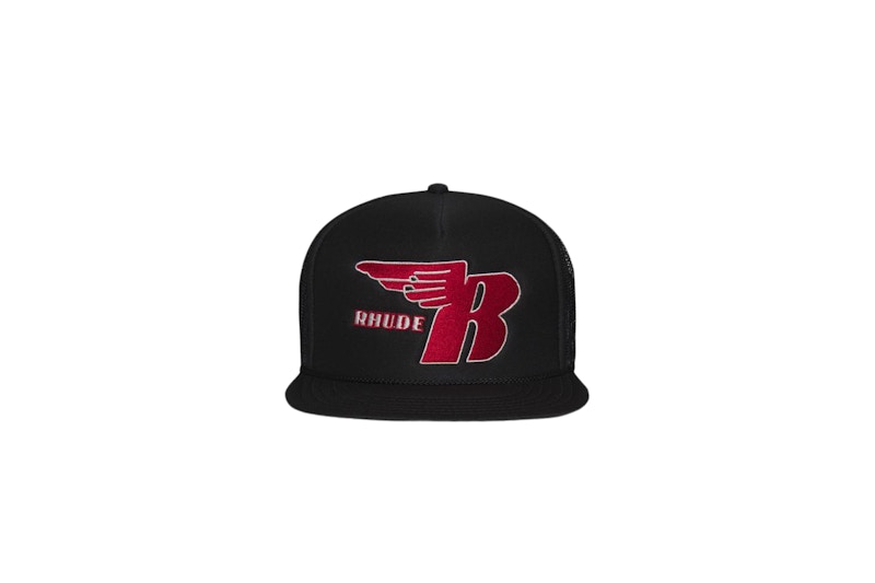 Rhude Malibu Trucker Hat Black