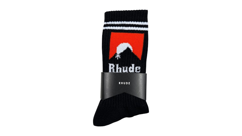 Rhude Moonlight Sock Black/Orange