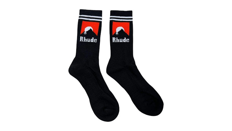 Rhude Moonlight Sock Black/Orange