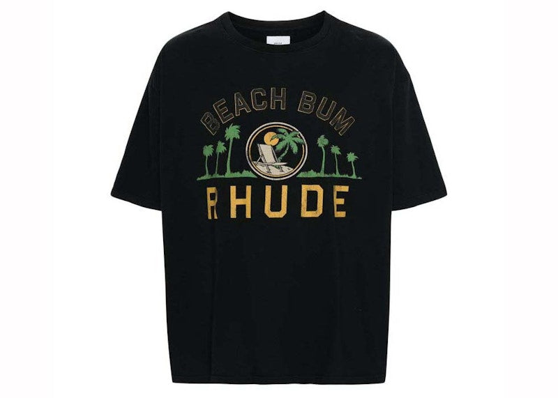 Rhude Palmera Tee Black