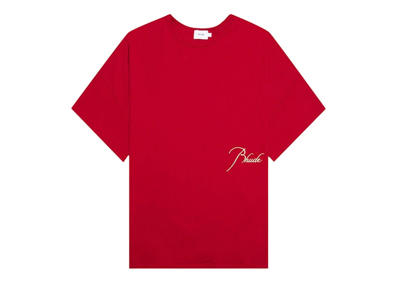 Rhude Reverse T-Shirt Cherry Red