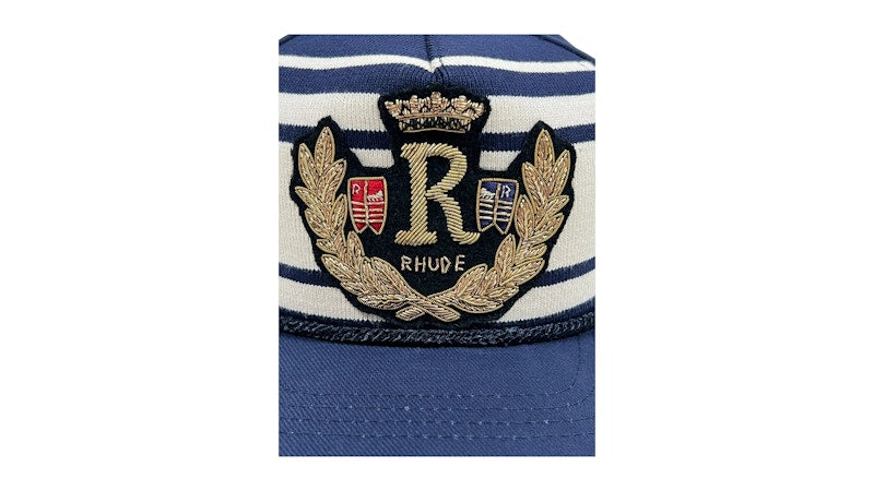 Rhude Rope Crest Structure Hat Navy