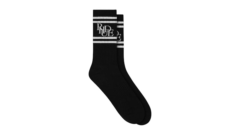 Rhude Scrambler Sock Black/White