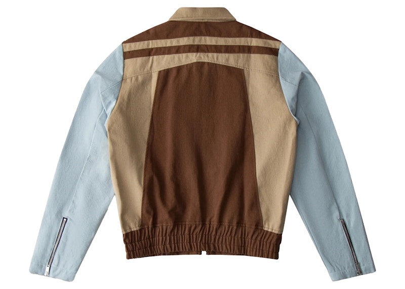 Rhude Soir Blouson Jacket Brown/Blue