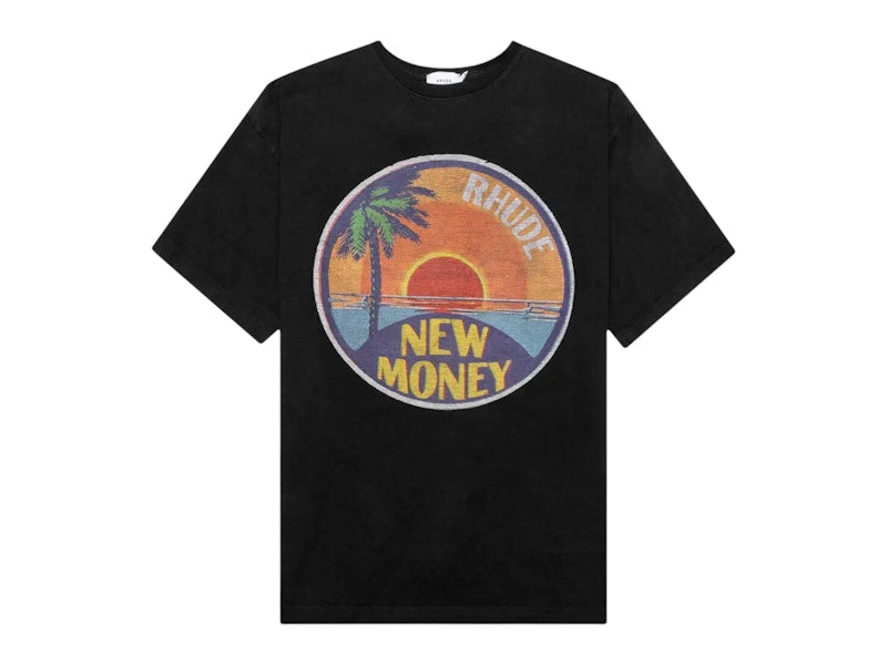 Rhude Sunset T-Shirt Vintage Black