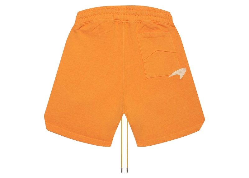Rhude Terry Trackside Shorts Orange