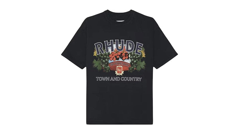 Rhude Town And Country Tee Black