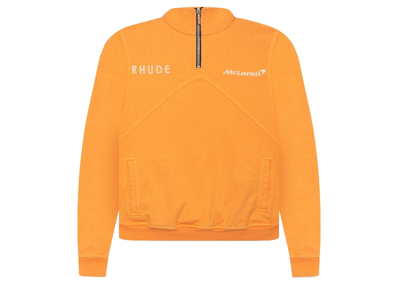 Rhude Trackside Quarter Zip Orange