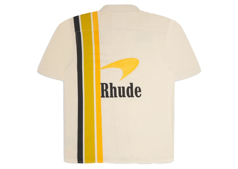 Rhude x McLaren Pit Crew Shirt Creme/Black