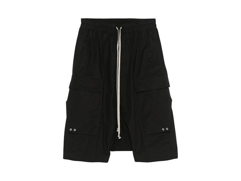 Rick Owens Cargo Pods Shorts Black