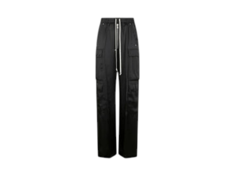 Rick Owens Cargobelas Straight Leg Pants Black