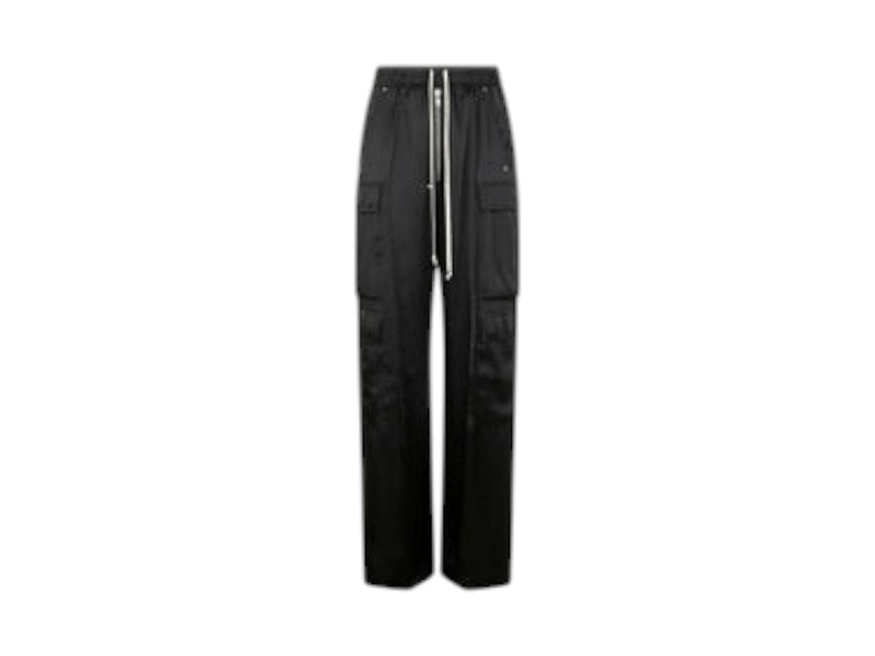 Rick Owens Cargobelas Straight Leg Pants Black