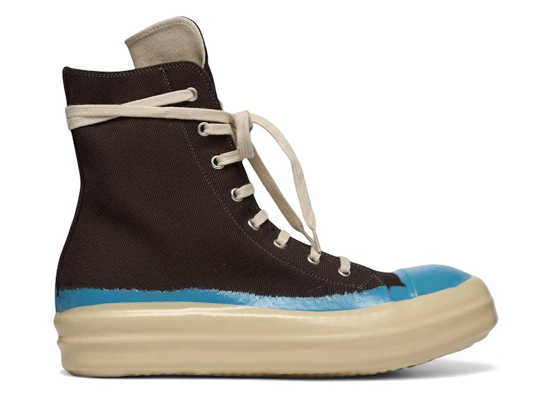 Rick Owens Concordians DRKSHDW Overdyed Denim High Dark Dust Blue Light Beige