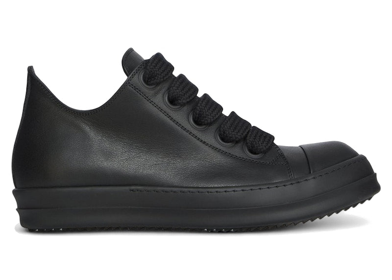 Rick Owens Concordians Jumbo Laced Low All Black