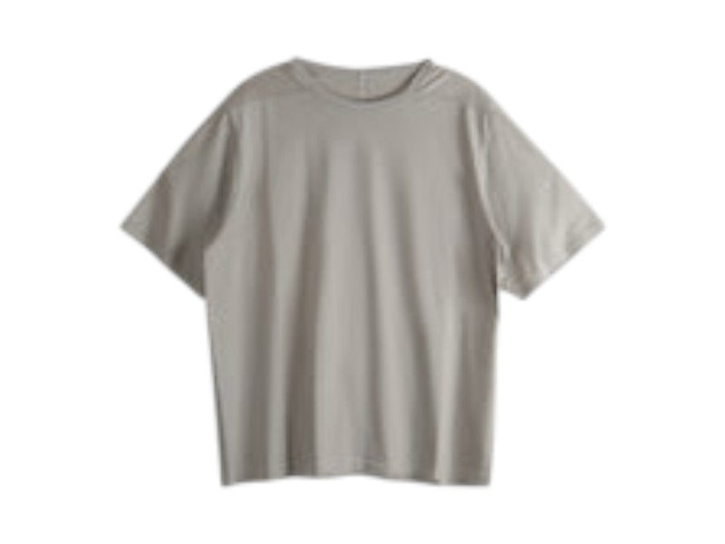 Rick Owens Cotton Jersey Brad T-shirt Pearl