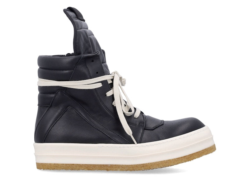 Rick Owens Creep Geobasket High Black Milk