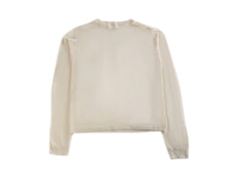 Rick Owens Cropped Biker Round Neck Sweater Dinge