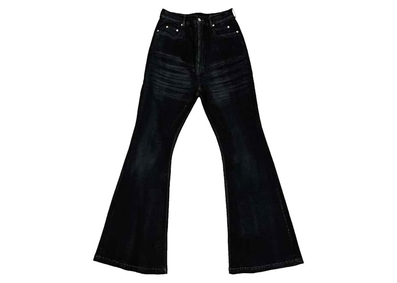 Rick Owens DRKSHDW Bolan Bootcut Wax Jeans (2024) Black