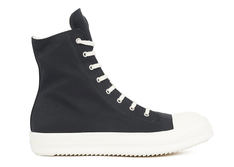 Rick Owens DRKSHDW Fogachine Cotton Nylon Faille High Top Black (2022)