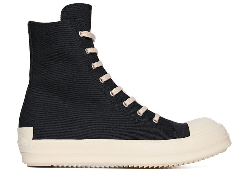 Rick Owens DRKSHDW Hollywood High Sneaks Black Milk