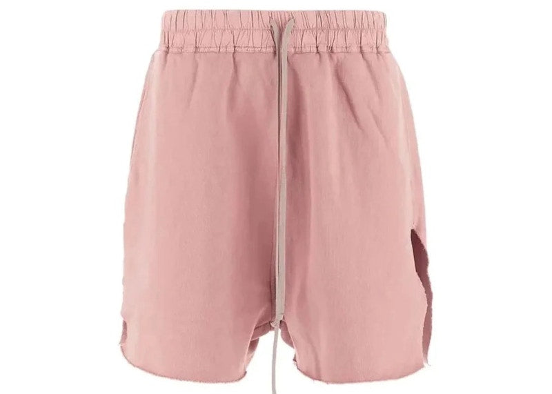 Rick Owens DRKSHDW Jersey Trucker Cut Off Short Faded Pink