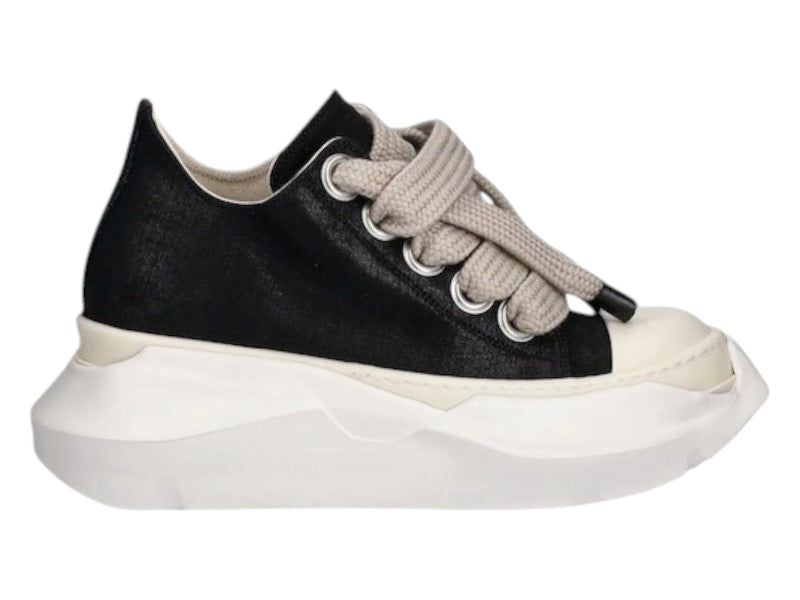 Rick Owens DRKSHDW Jumbo Laces Abstract Low Sneak Black Black (Women's)