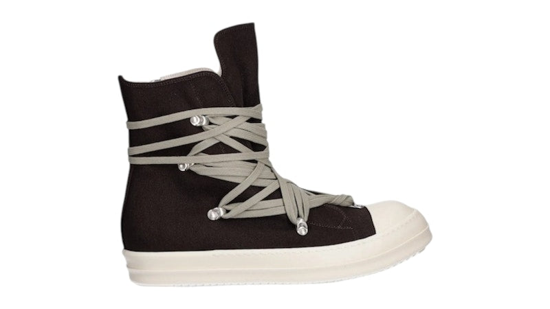 Rick Owens DRKSHDW Megalace Sneaks Brown Pearl