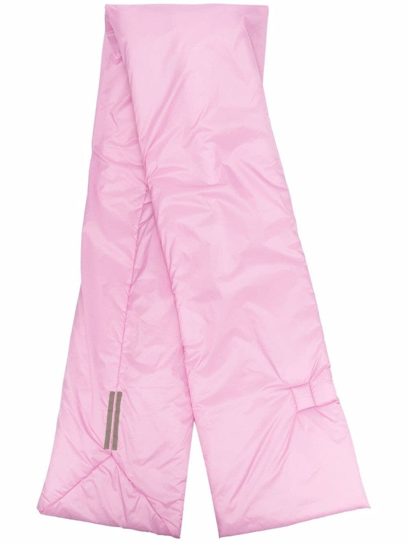 Rick Owens DRKSHDW Puffer Scarf Pink