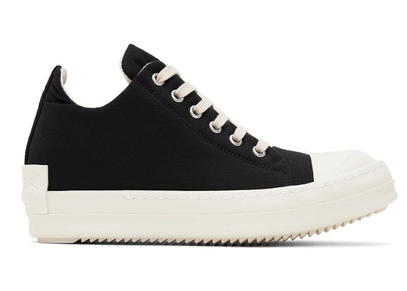 Rick Owens DRKSHDW Ramones Low Top Black Nylon