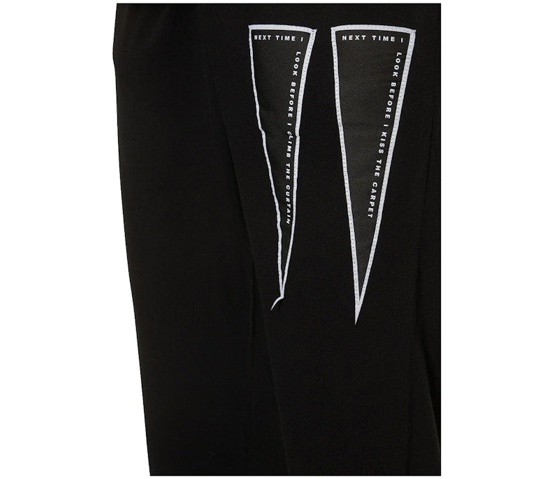 Rick Owens Drkshdw Berlin Lightweight Lyrics Drawstring Pant Black