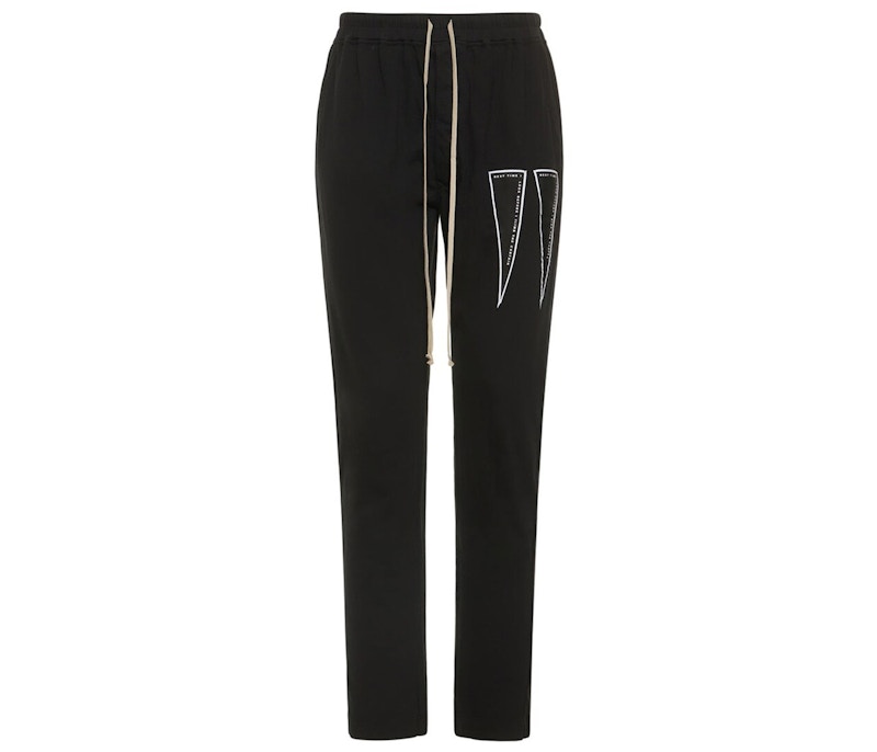 Rick Owens Drkshdw Berlin Lightweight Lyrics Drawstring Pant Black