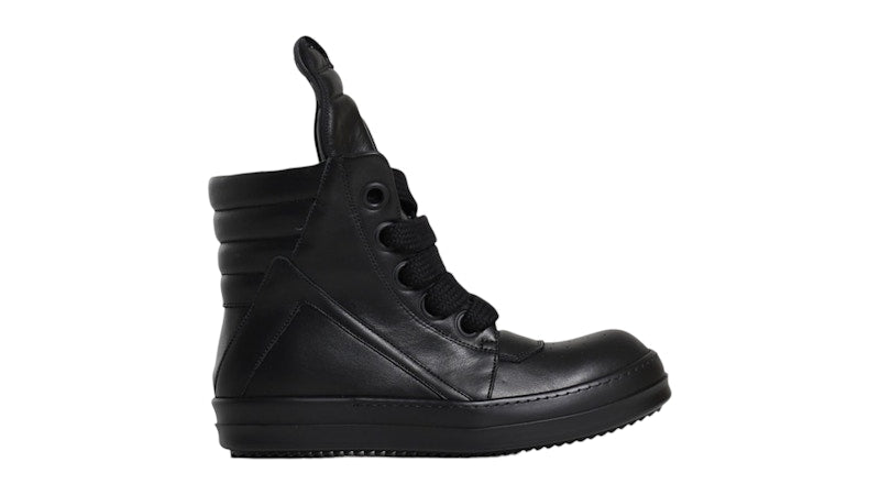 Rick Owens Geobasket High Black Black