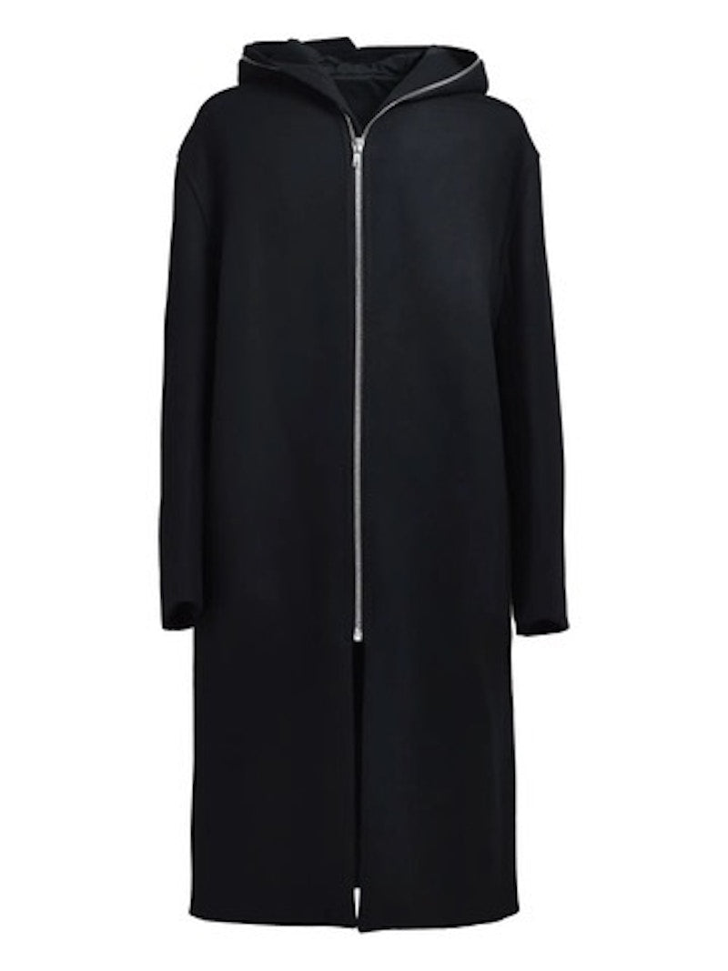 Rick Owens Gimp Mac Coat Black