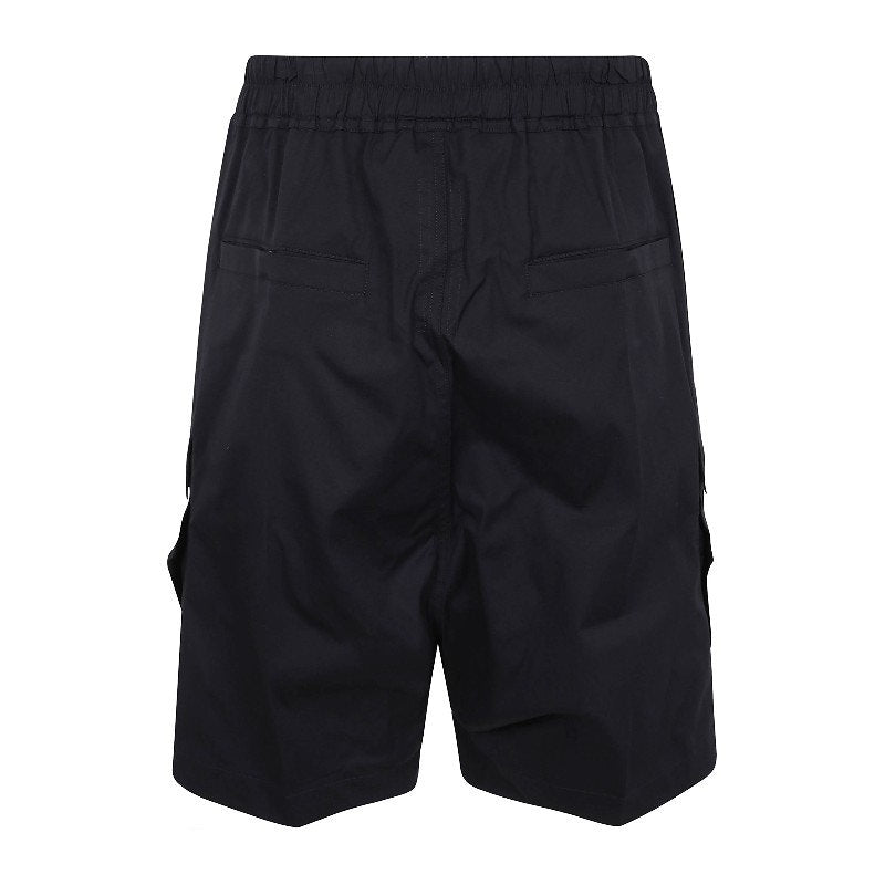Rick Owens Heavy Cotton Cargobela Shorts Black