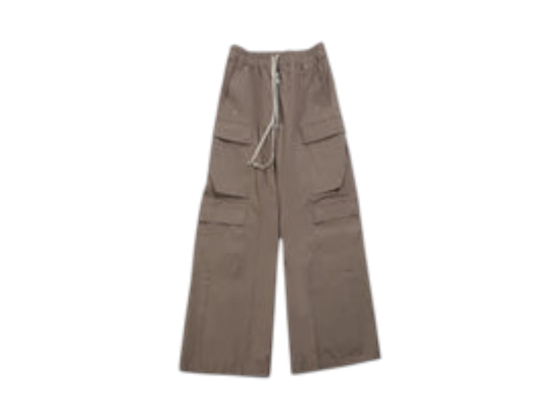 Rick Owens Heavy Cotton Poplin Cargobelas Pants Dust