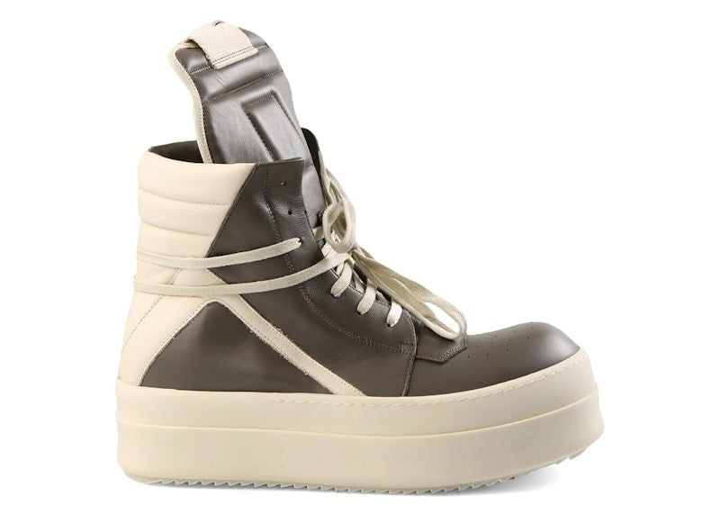 Rick Owens Hollywood Mega Bumper Geobasket High Dust Milk