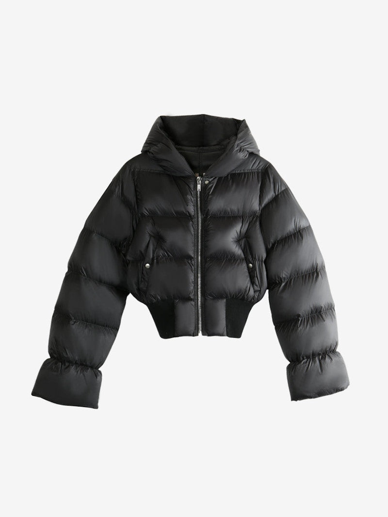 Rick Owens Hooded Jacket Black
