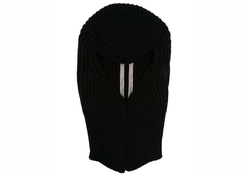 Rick Owens Maglia Passamontagna Hat Black