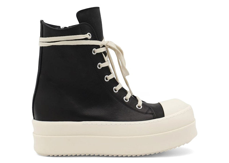 Rick Owens Mega Bumper High Sneaks Black Milk (Women's)