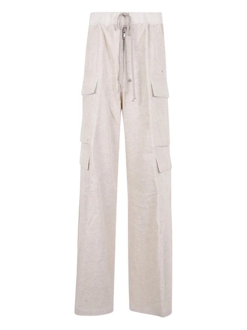 Rick Owens Pantaloni Cargobelas Pants Natural