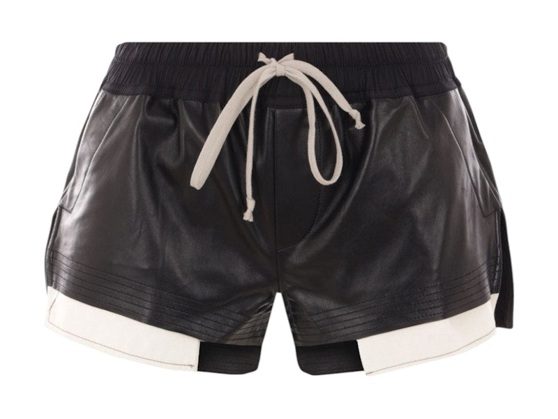 Rick Owens Pelle Shorts Fog Boxers Black
